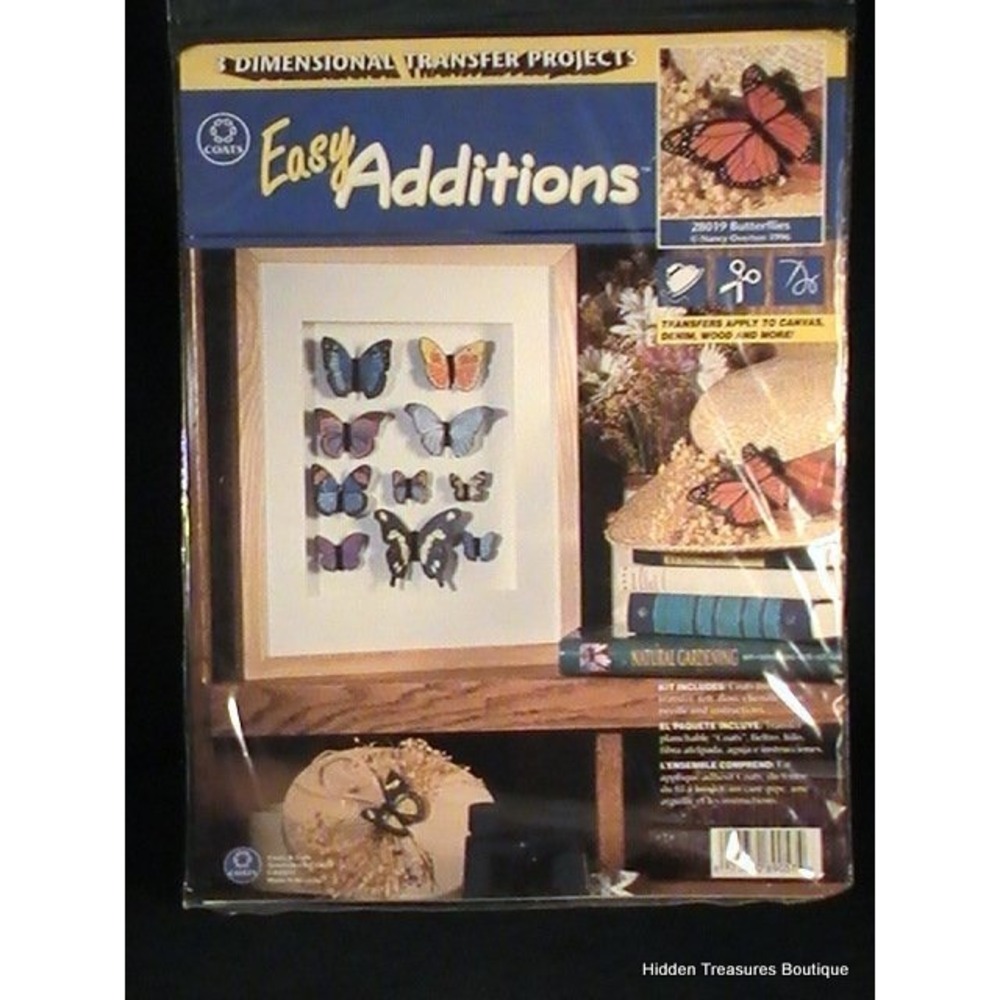 Coats‎ and Clark Butterflies 3D Transfer Kit #28019